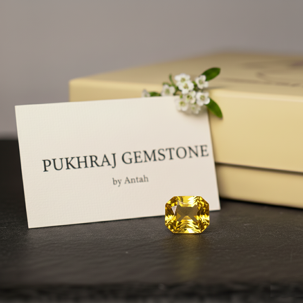 Pukhraj (Yellow Sapphire): For Wisdom & Abundance