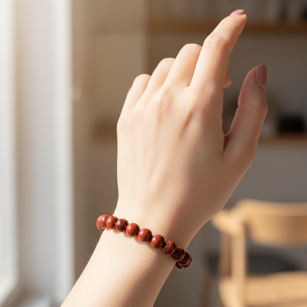 Divine Energy Red Jasper Bracelet