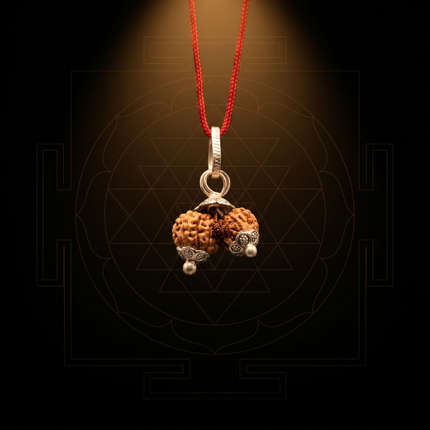 Antah Divine Union Gauri Shankar Rudraksha - Indonesian bead