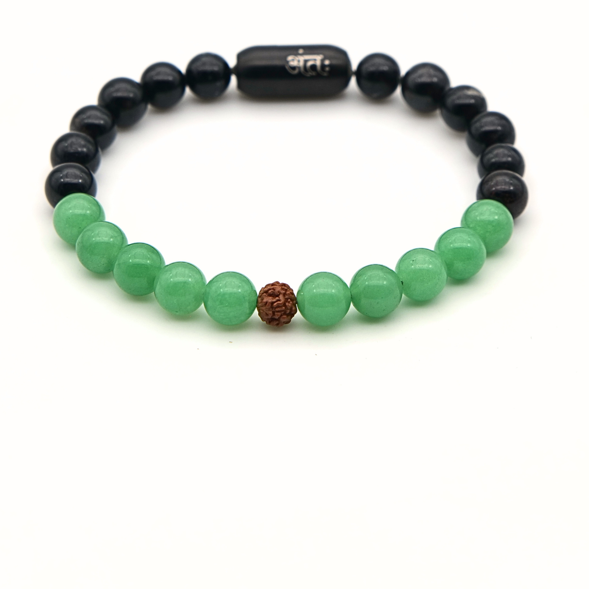 Antah Nazar Protection & Growth Rudraksha bracelet - full view