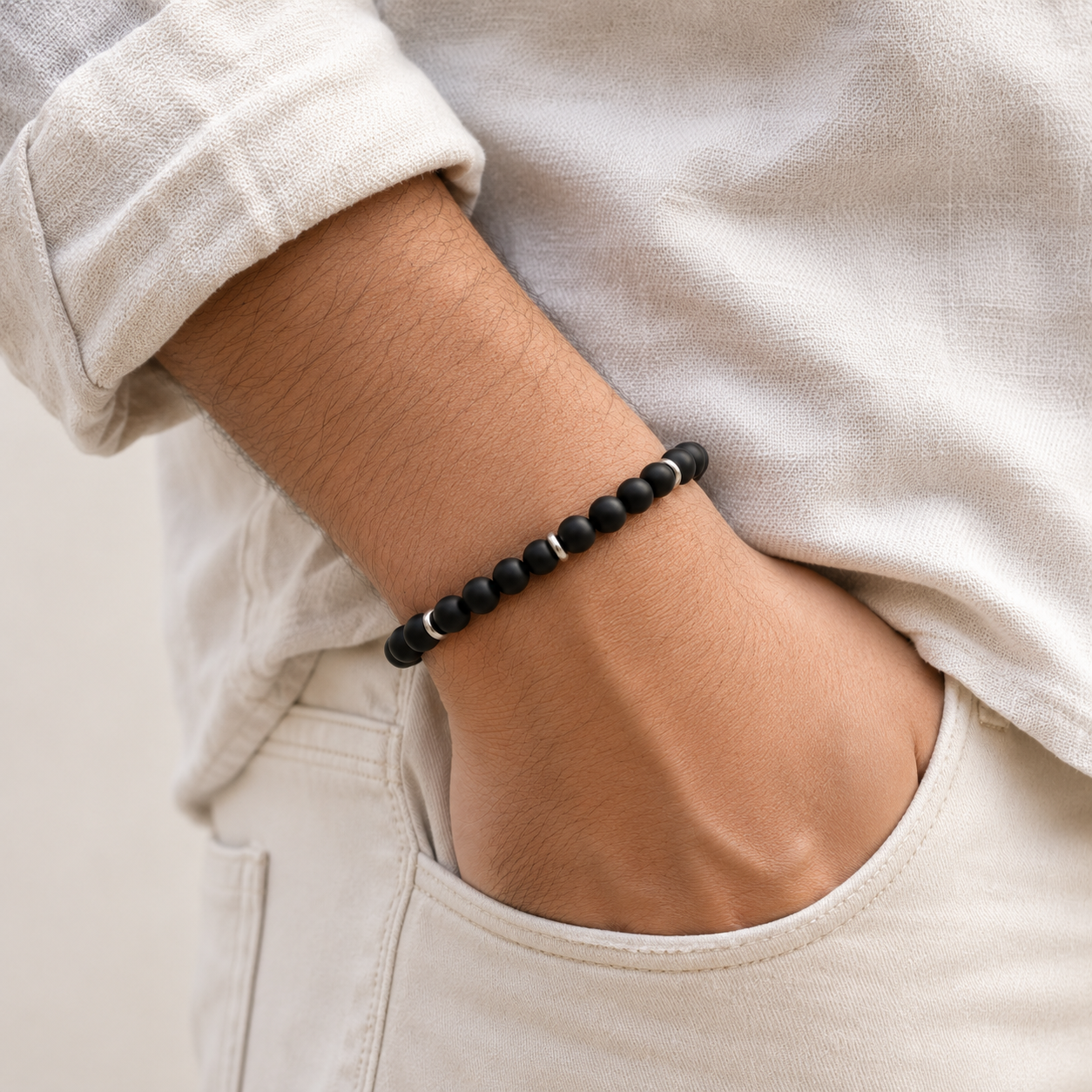 Antah Powerful Protection bracelet worn on wrist