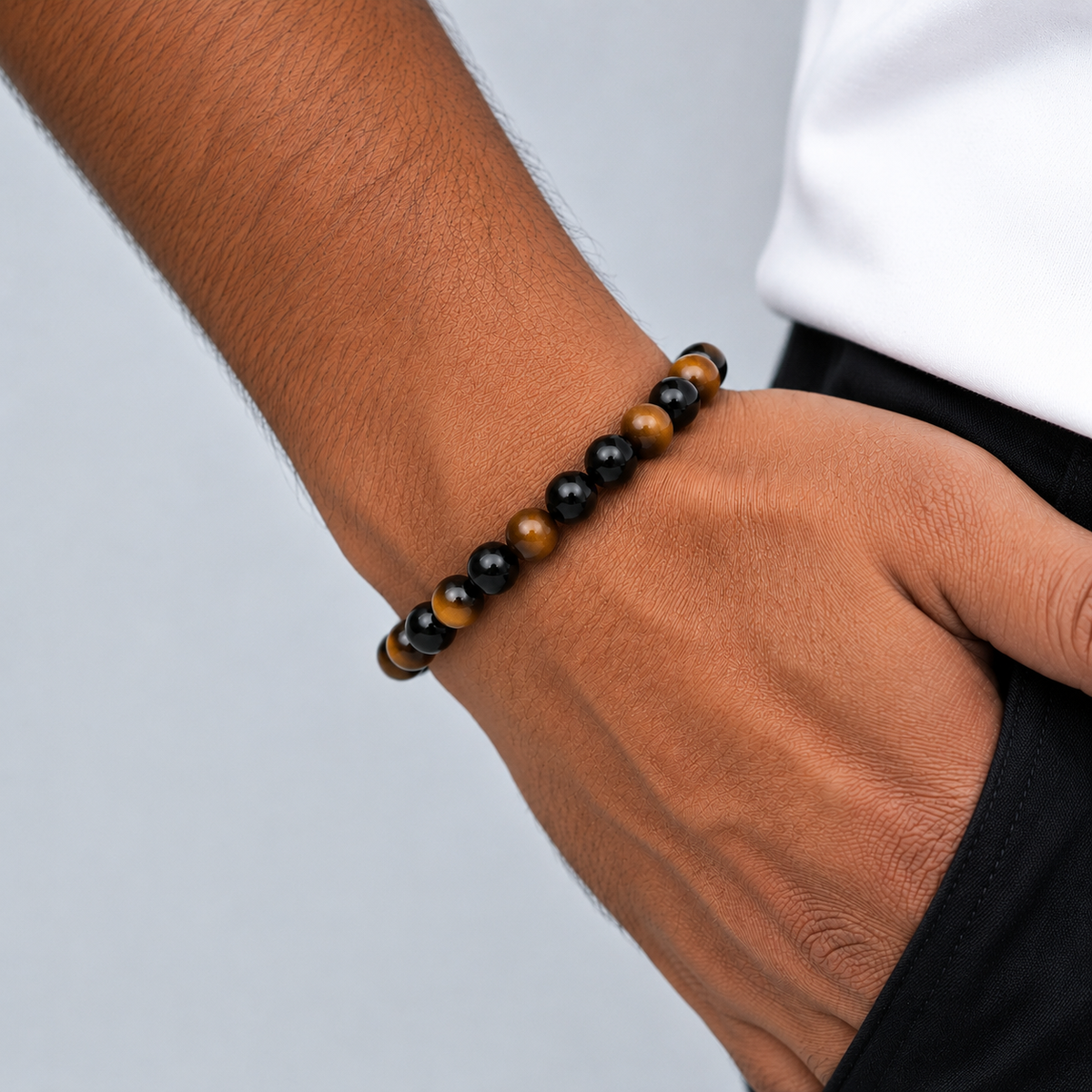 Antah Protection & Confidence bracelet worn on wrist