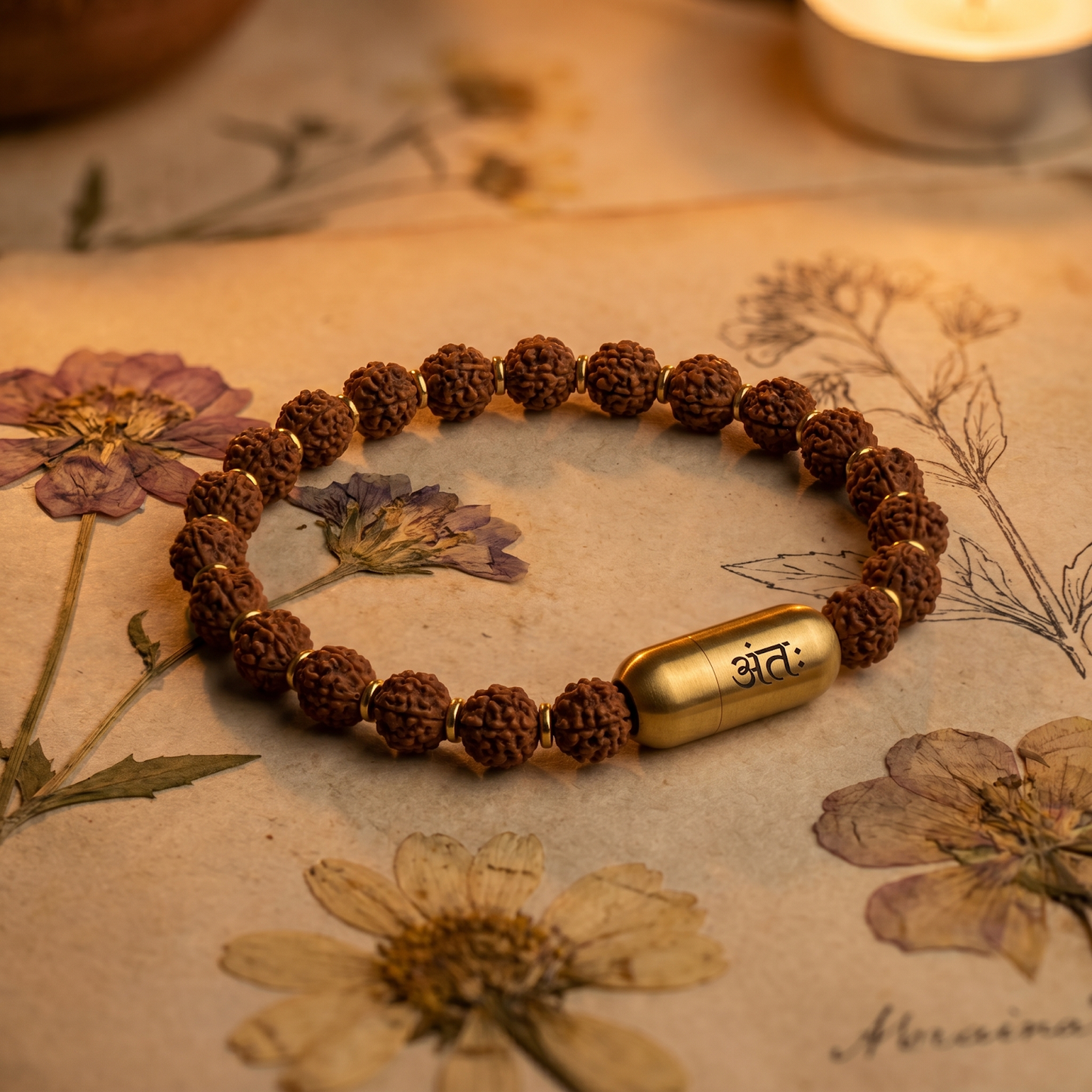 Antah Divine Protection Rudraksha energized gemstone bracelet