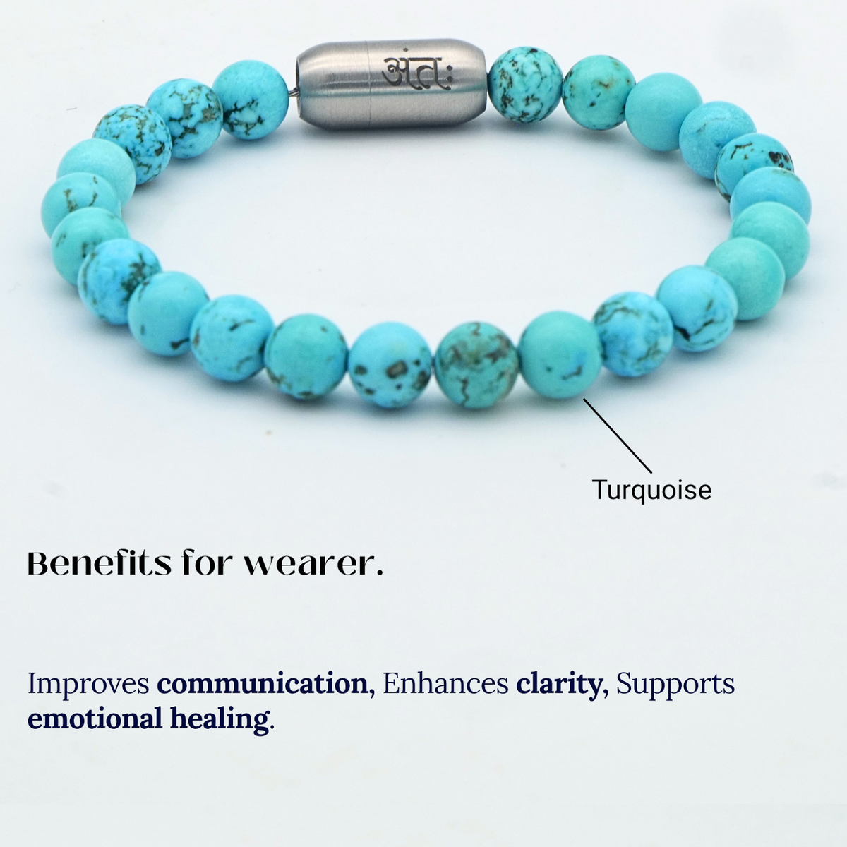 Antah Communication & Healing bracelet - stones and benefits