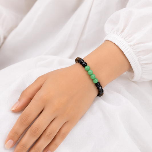 Antah Wealth Protection & Growth bracelet worn on wrist