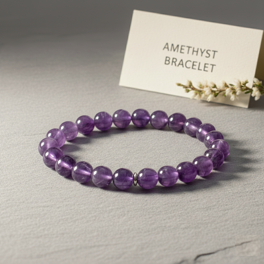 Peace & Intuition Amethyst Bracelet