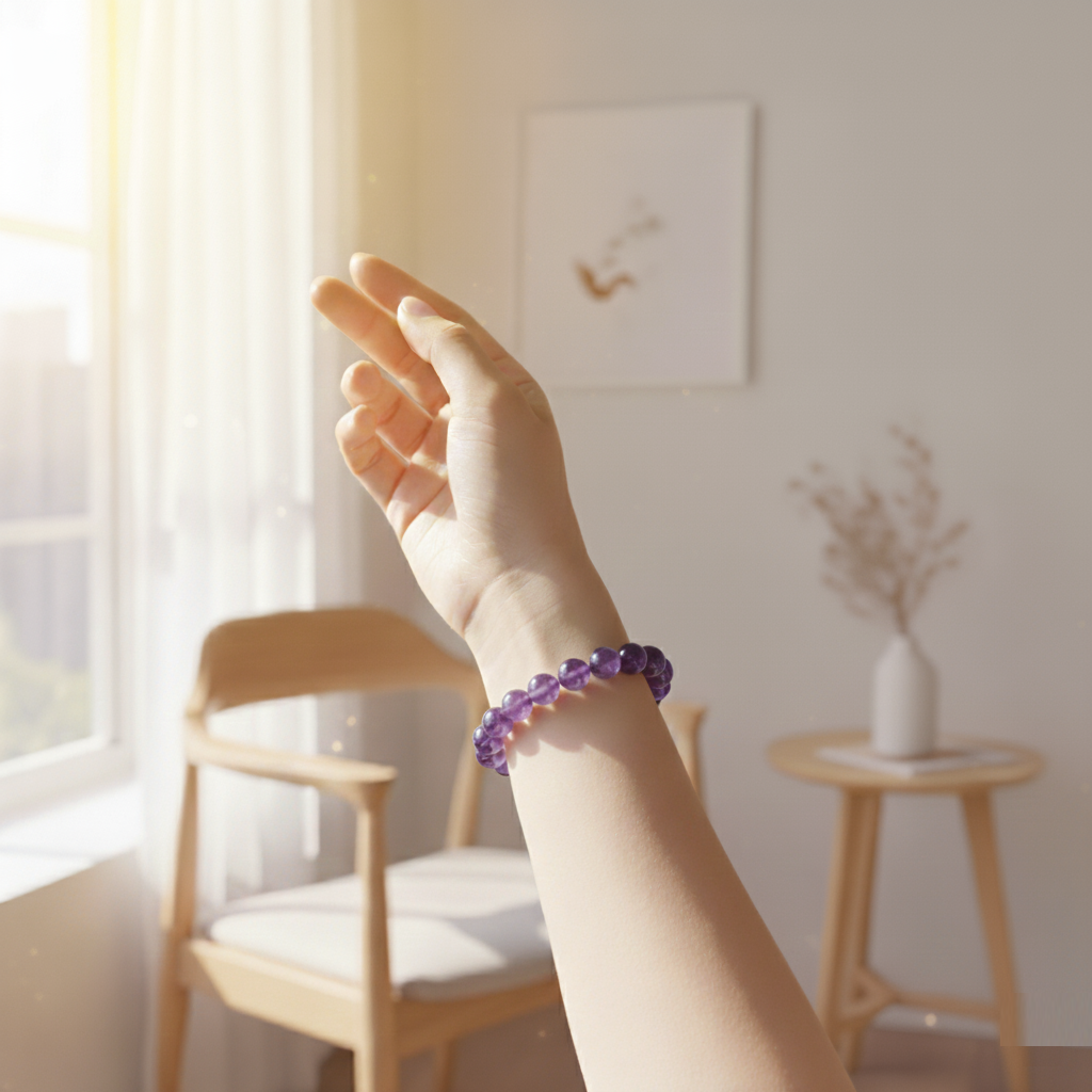 Peace & Intuition Amethyst Bracelet
