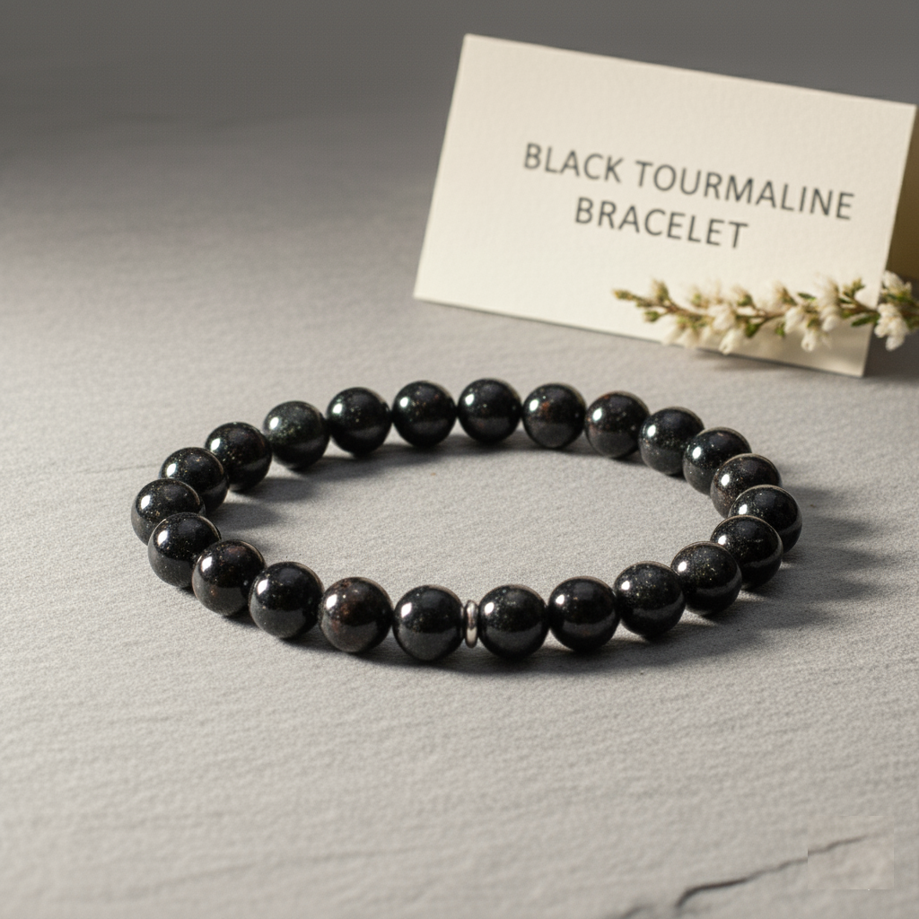 Divine Protection Black Tourmaline Bracelet