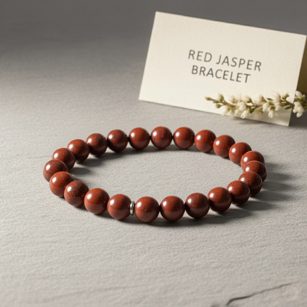 Divine Energy Red Jasper Bracelet