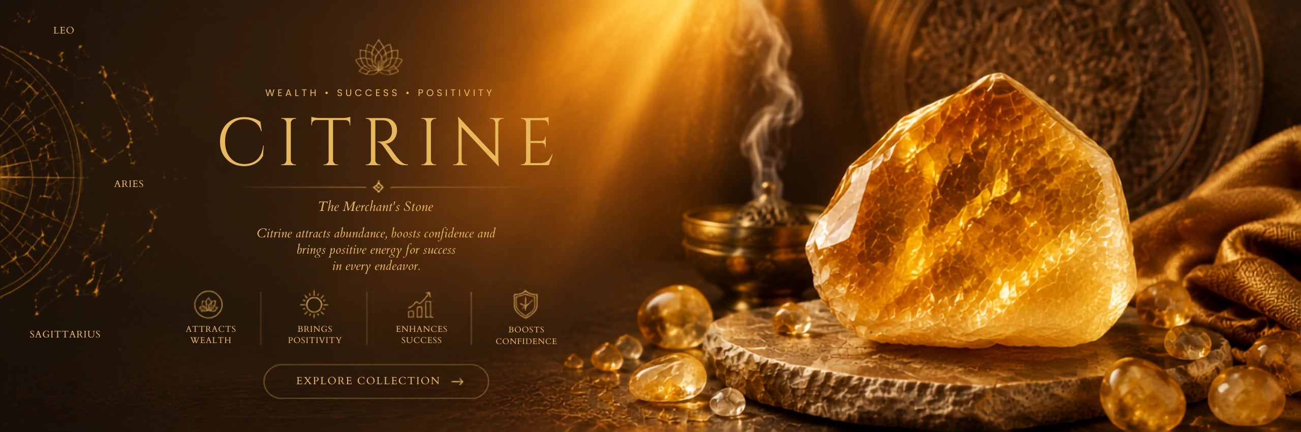 Citrine collection banner (desktop)