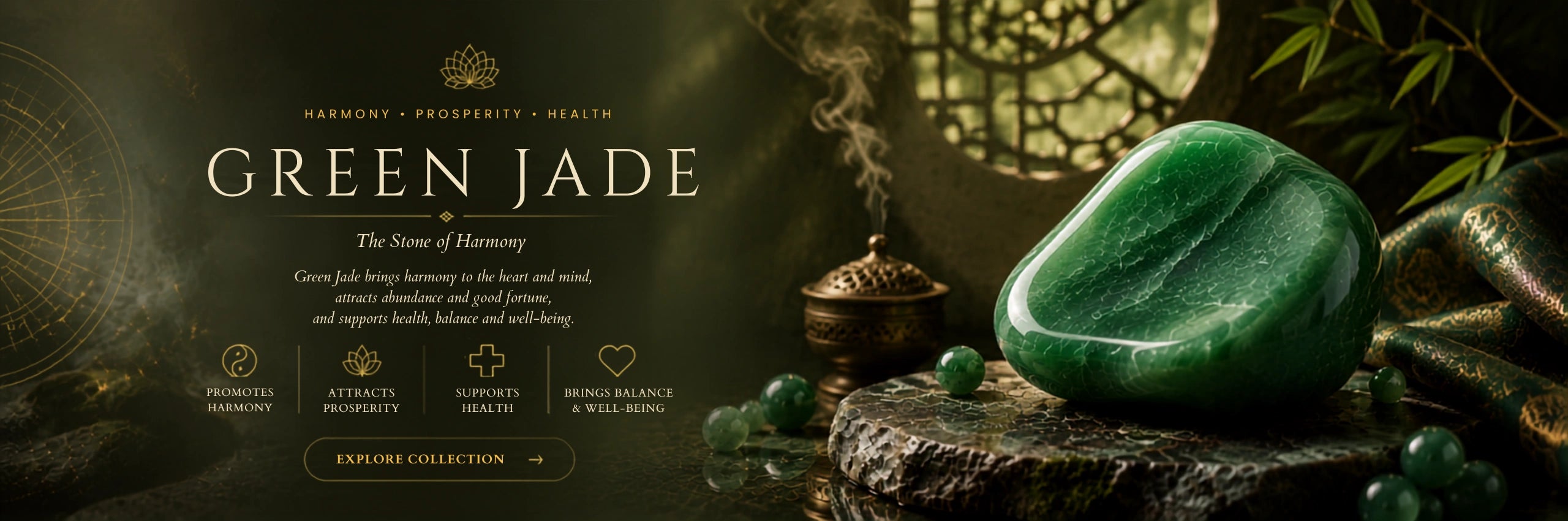 Green Jade collection banner (desktop)