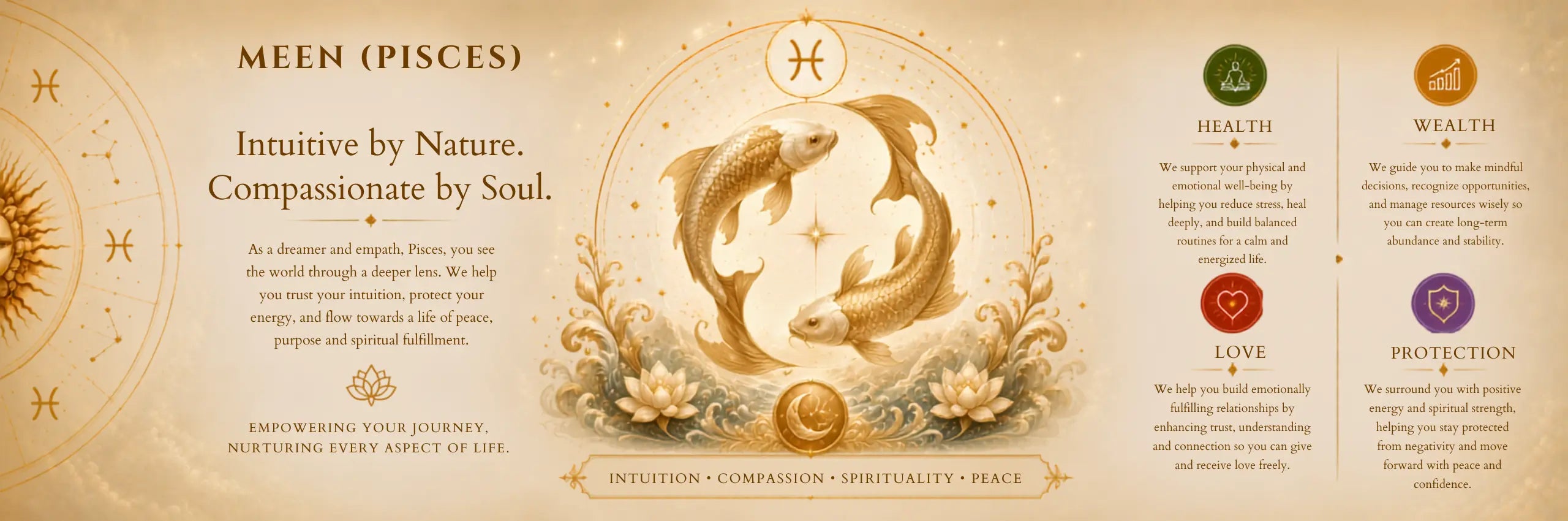 Meen Rashi (Pisces) collection banner (desktop)
