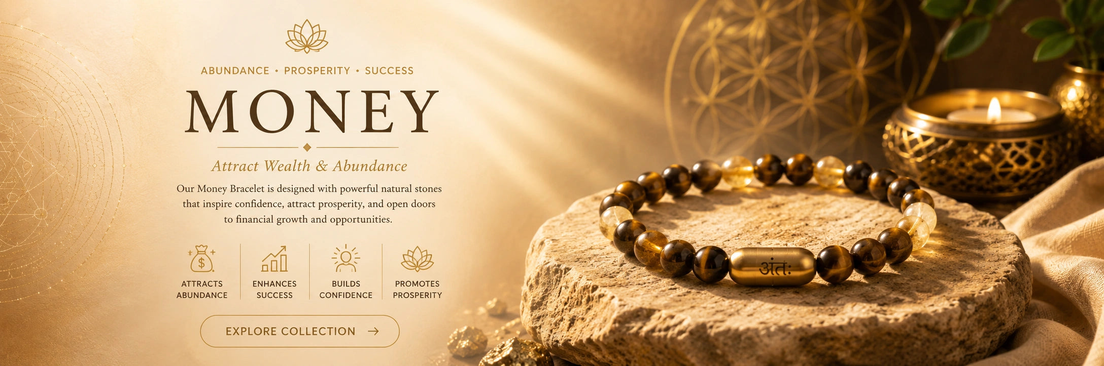 Money collection banner (desktop)