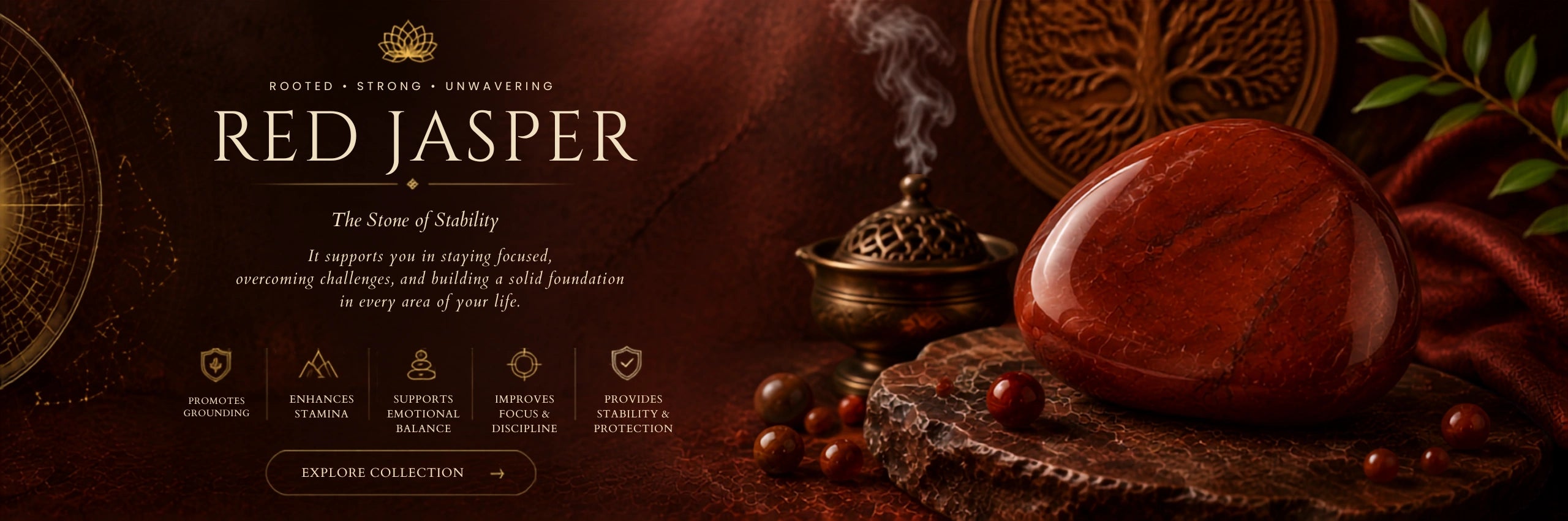 Red Jasper collection banner (desktop)