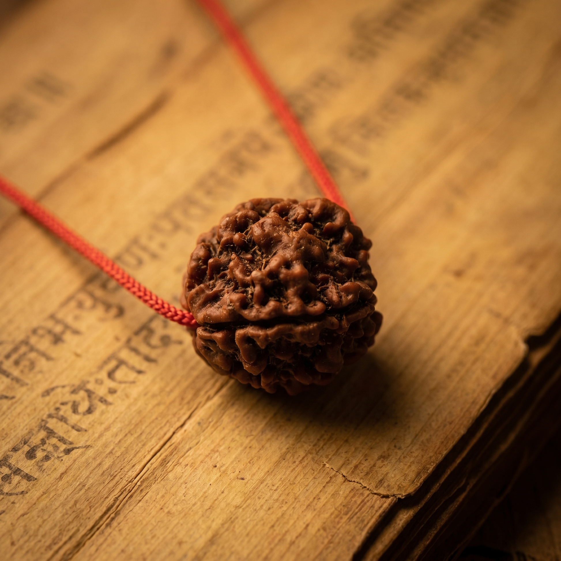 Antah Spiritual Protection 5 Mukhi Rudraksha - Nepali bead