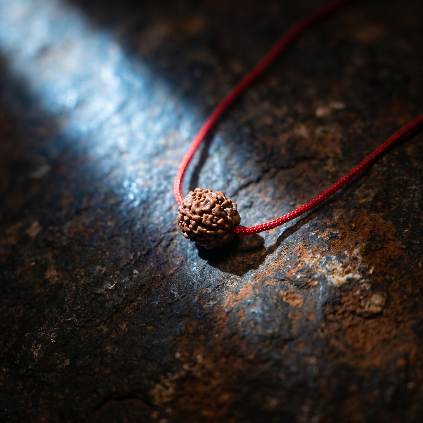 Antah Spiritual Protection 5 Mukhi Rudraksha - Indonesian bead