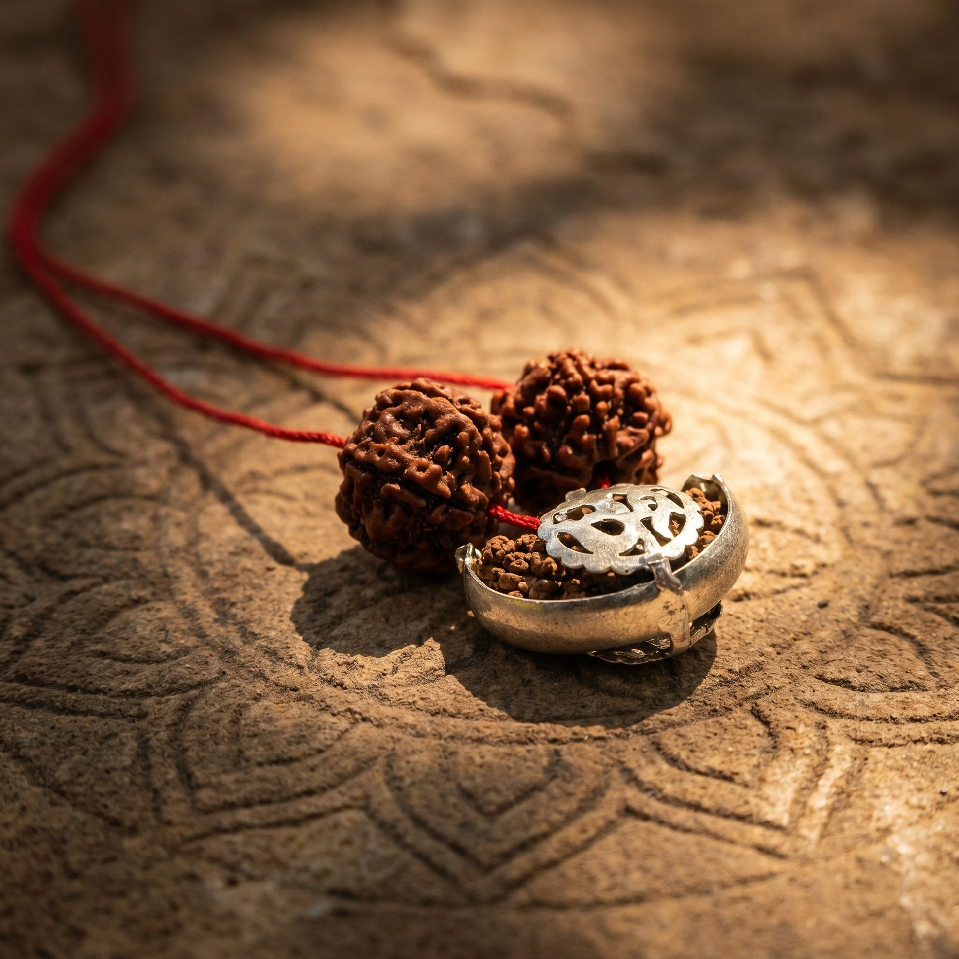 Antah Spiritual Divine Combo - 1 & 5 Mukhi Rudraksha