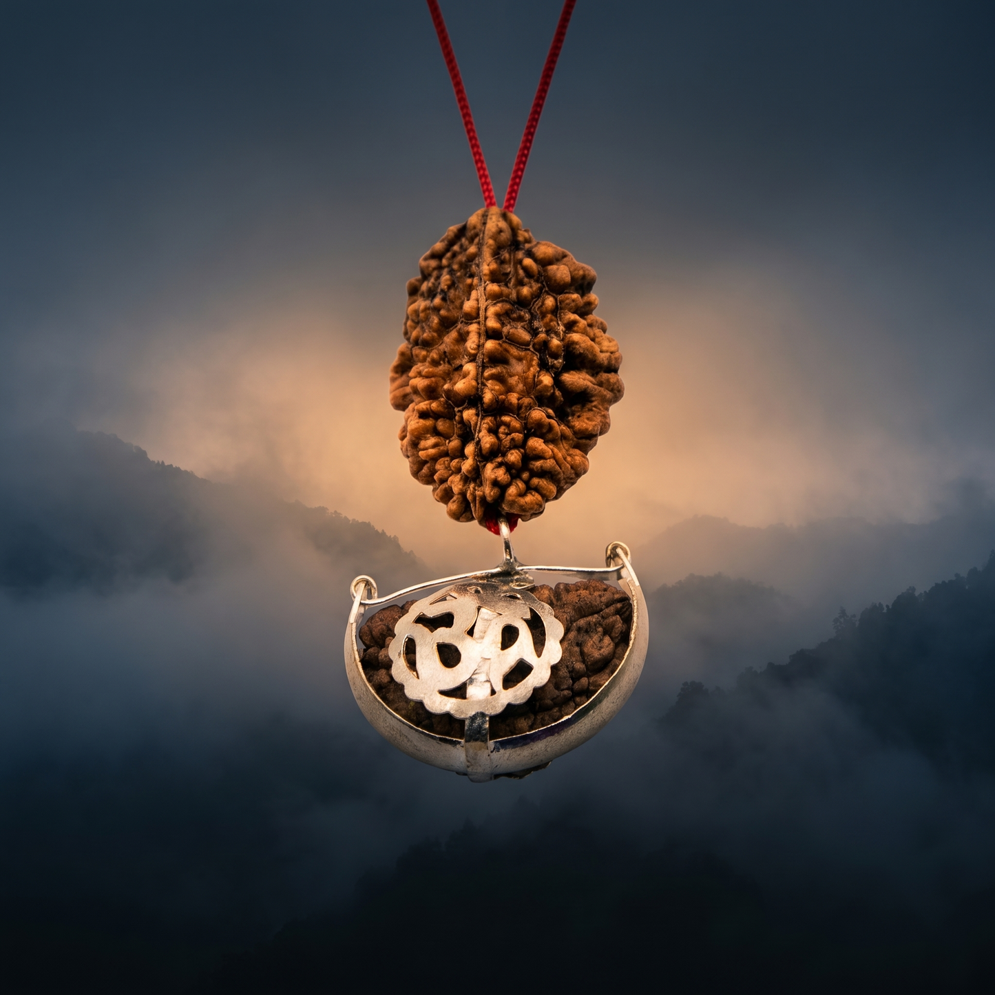 Antah Shiv Shakti Divine Combo - 1 & 2 Mukhi Rudraksha