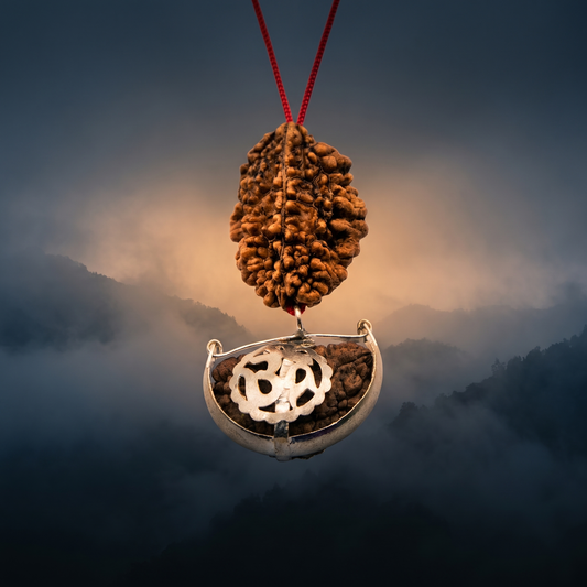 Antah Shiv Shakti Divine Combo - 1 & 2 Mukhi Rudraksha