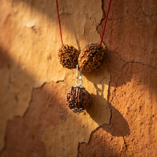 Antah Lakshmi Narayan Divine Combo - 2 & 7 Mukhi Rudraksha