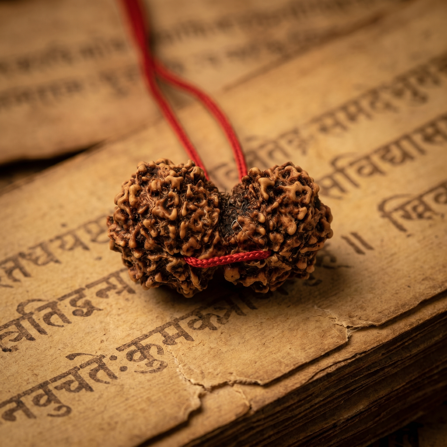 Antah Divine Union Gauri Shankar Rudraksha - Nepali bead