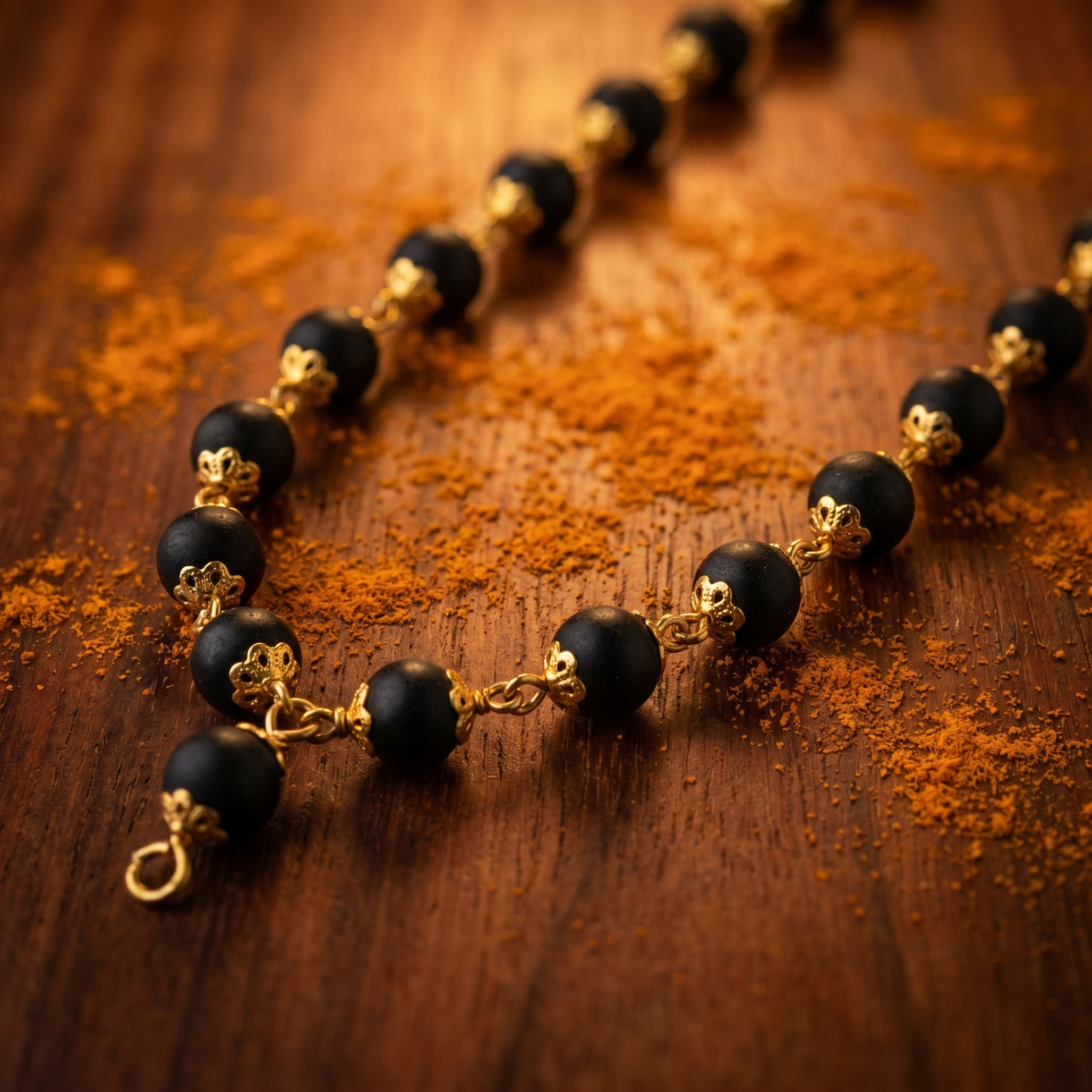 Antah Divine Protection Karungali Mala detail
