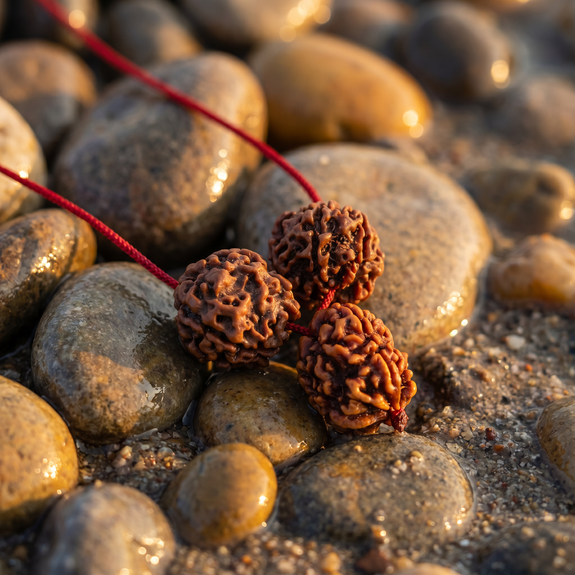 Antah Success Divine Combo - 3, 4 & 6 Mukhi Rudraksha